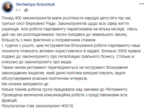 У ВР розповіли, скільки правок надійшло до закону про гральний бізнес