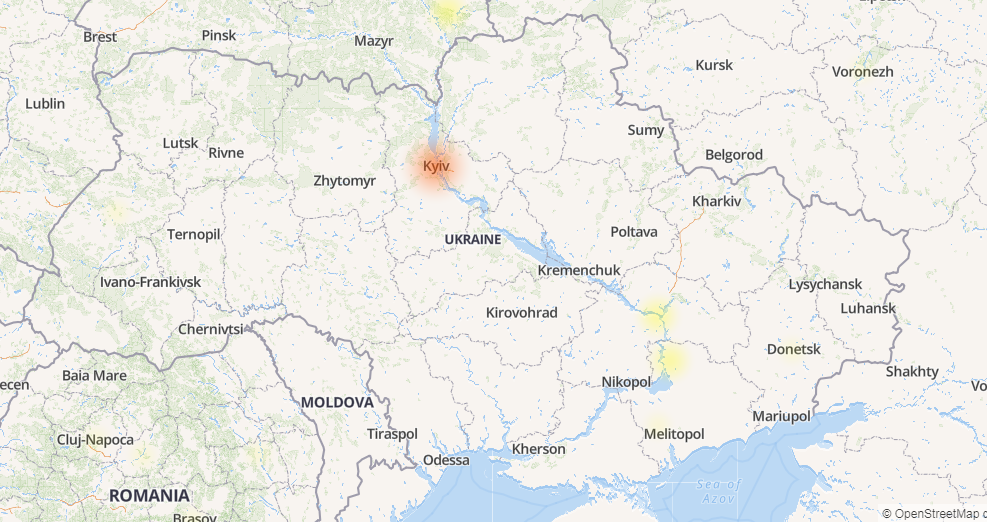 В Facebook произошел сбой