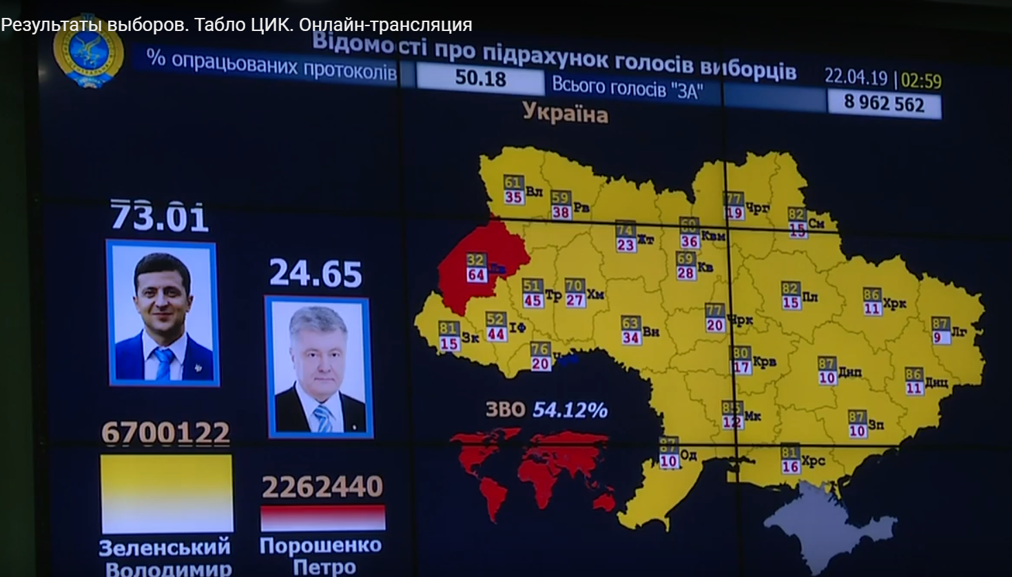 ЦВК опрацювала половину протоколів