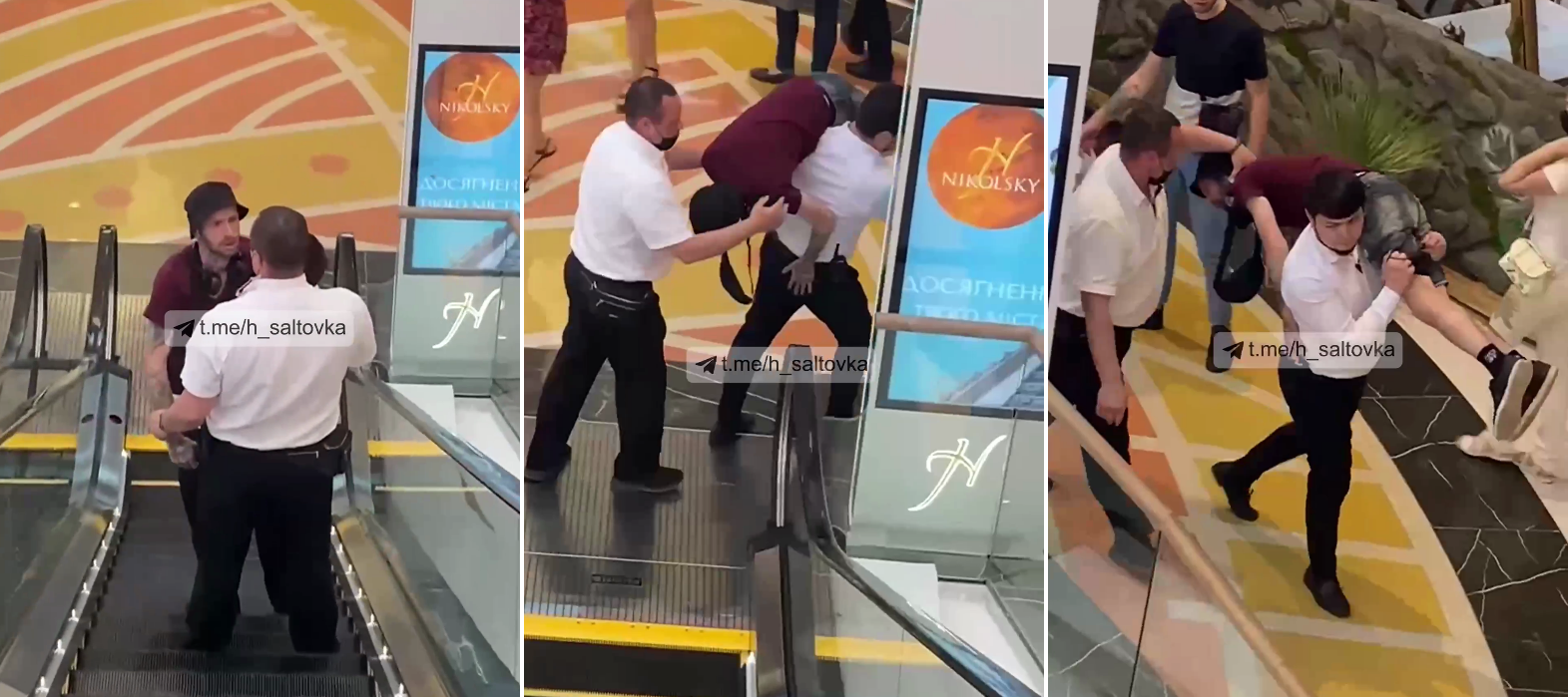 В Харькове парень пытался покончить с собой в ТРЦ у посетителей на глазах (видео)