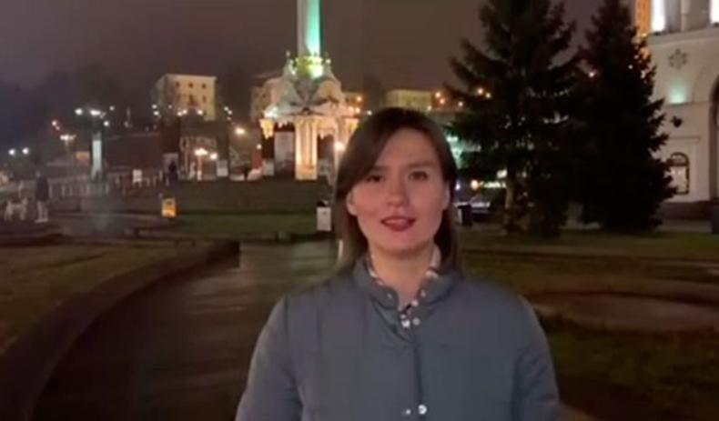 Пропагандисти Міноборони РФ приїхали до Києва на Майдан і зняли сюжет (відео)