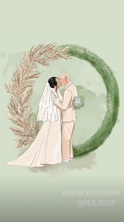 Весілля Потапа і Насті: молодята стали героями &quot;Сімпсонів&quot; (фото)