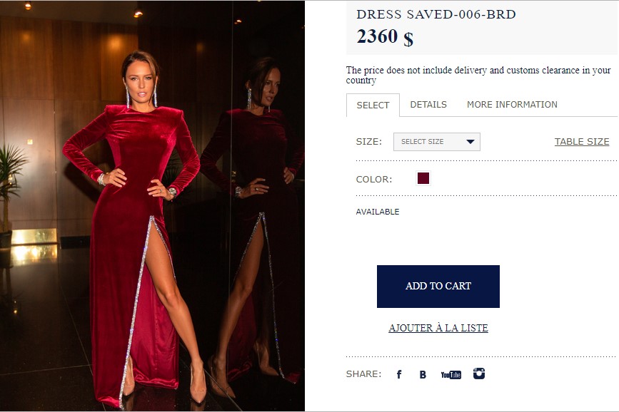 Східна красуня: Катя Осадча в сукні за 2300 євро полонила розкішною фігурою