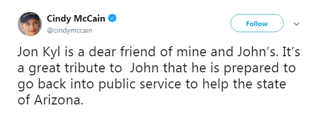 Джон Кайл заменит Маккейна на посту сенатора Аризоны