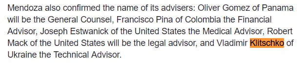 WBA уточнила роль Володимира Кличка в організації