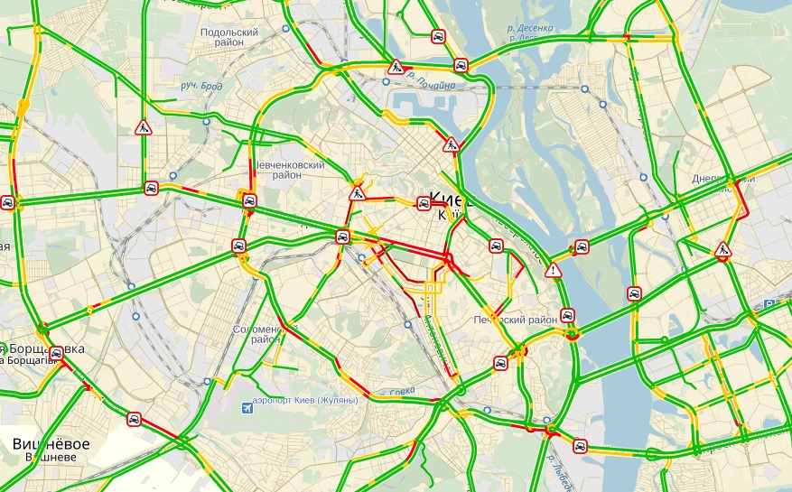 пробки, Киев