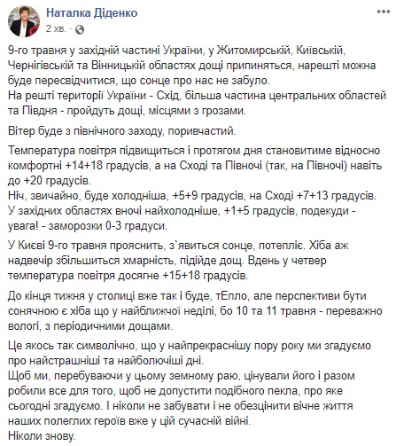 Погода в Україні: синоптик попередила про заморозки