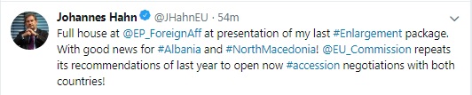 ЄС пропонує переговори про вступ Албанії та Північної Македонії