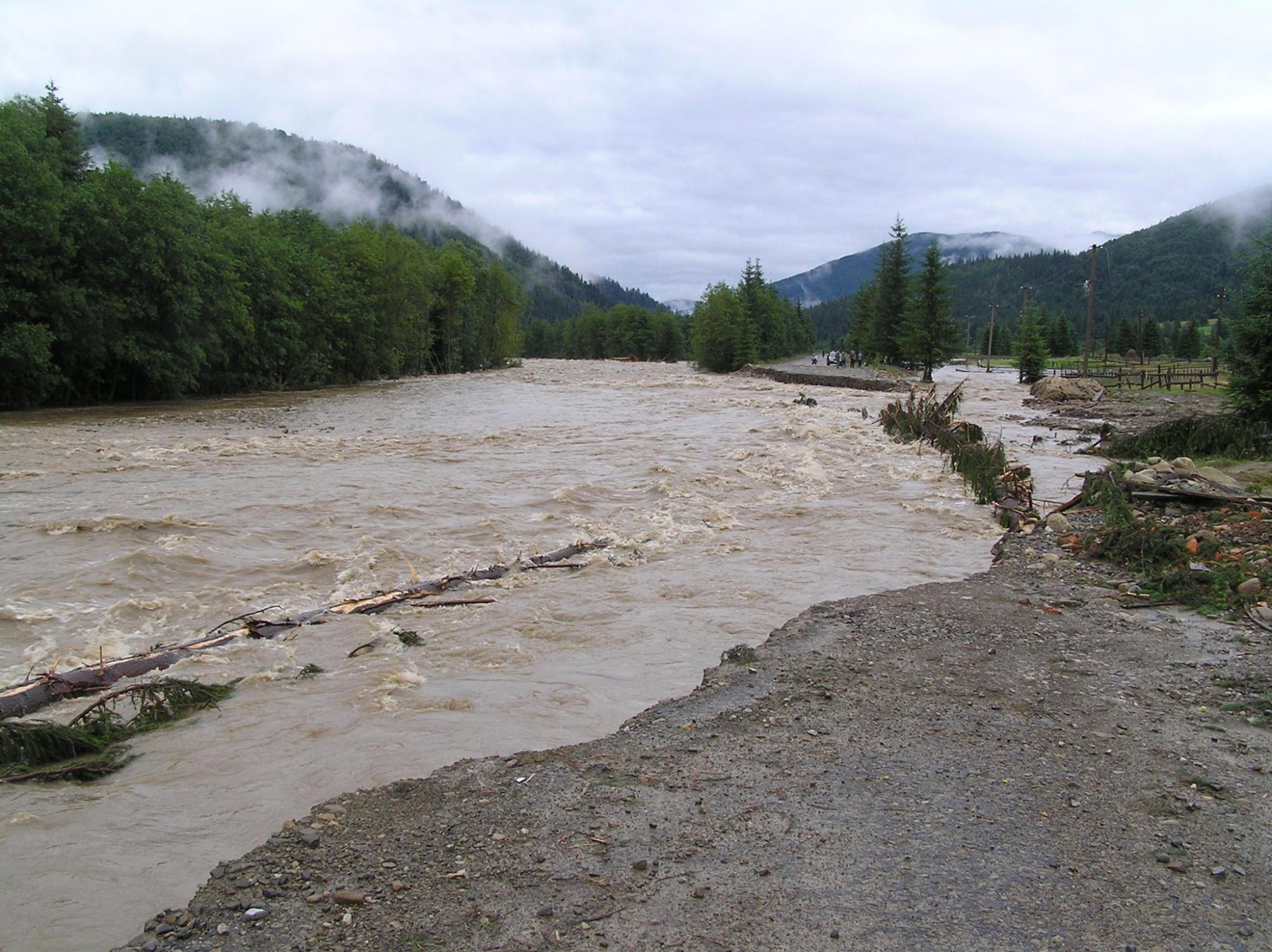 Руйнівна повінь у Карпатах: як це було в 2008-му (фото)