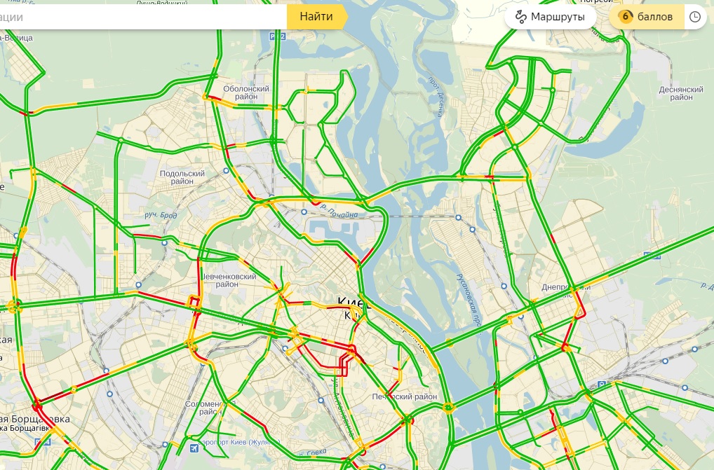 пробки, київ