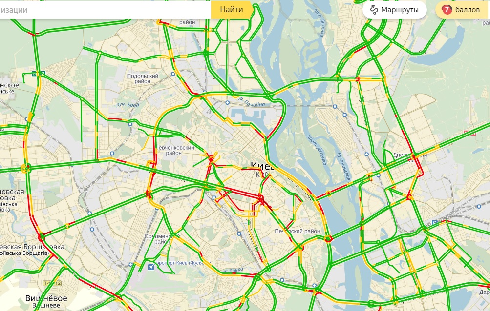 пробки, київ