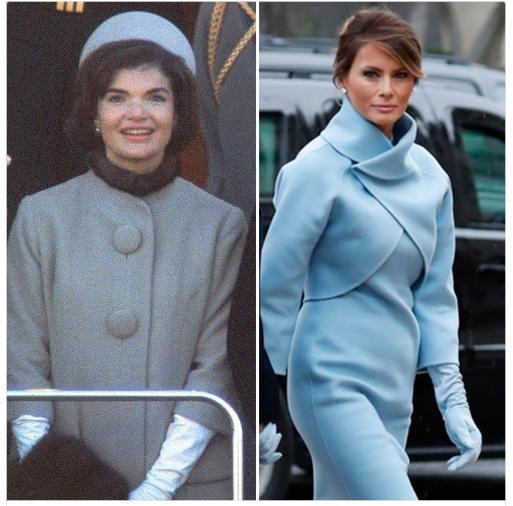 Меланья Трамп &quot;скопировала&quot; легендарный наряд Жаклин Кеннеди