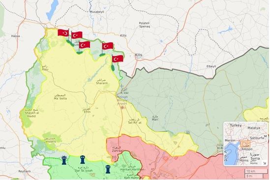 Туреччина заявляє про звільнення від курдських бойовиків 5 сіл у Сирії