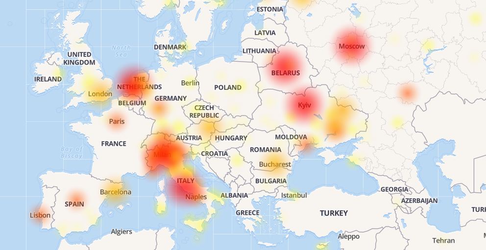 В работе Telegram произошел сбой
