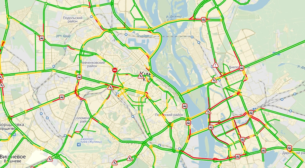 пробки в Киеве пробки, Киев