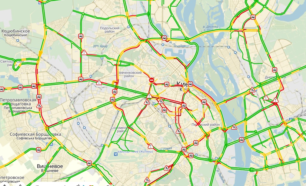 пробки в Києві пробки, Київ