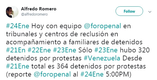 Число задержанных на протестах в Венесуэле превысило 360