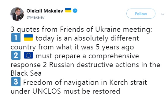 У Євросоюзі заявили про підготовку відповіді на дії РФ у Чорному морі