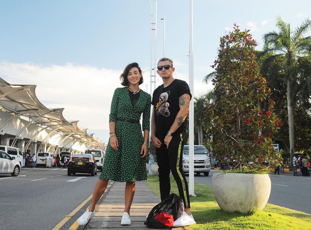 Алина Астровская и Коля Серга 