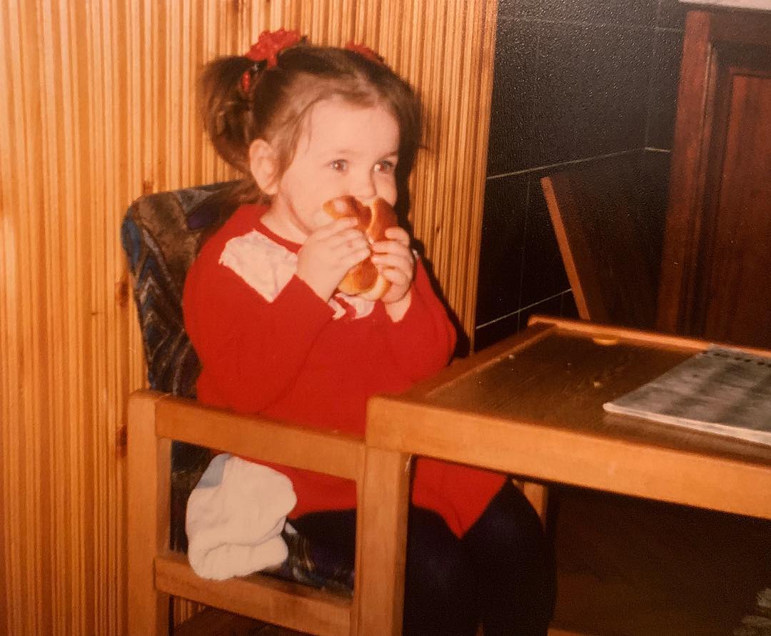 Алина Гросу в детстве