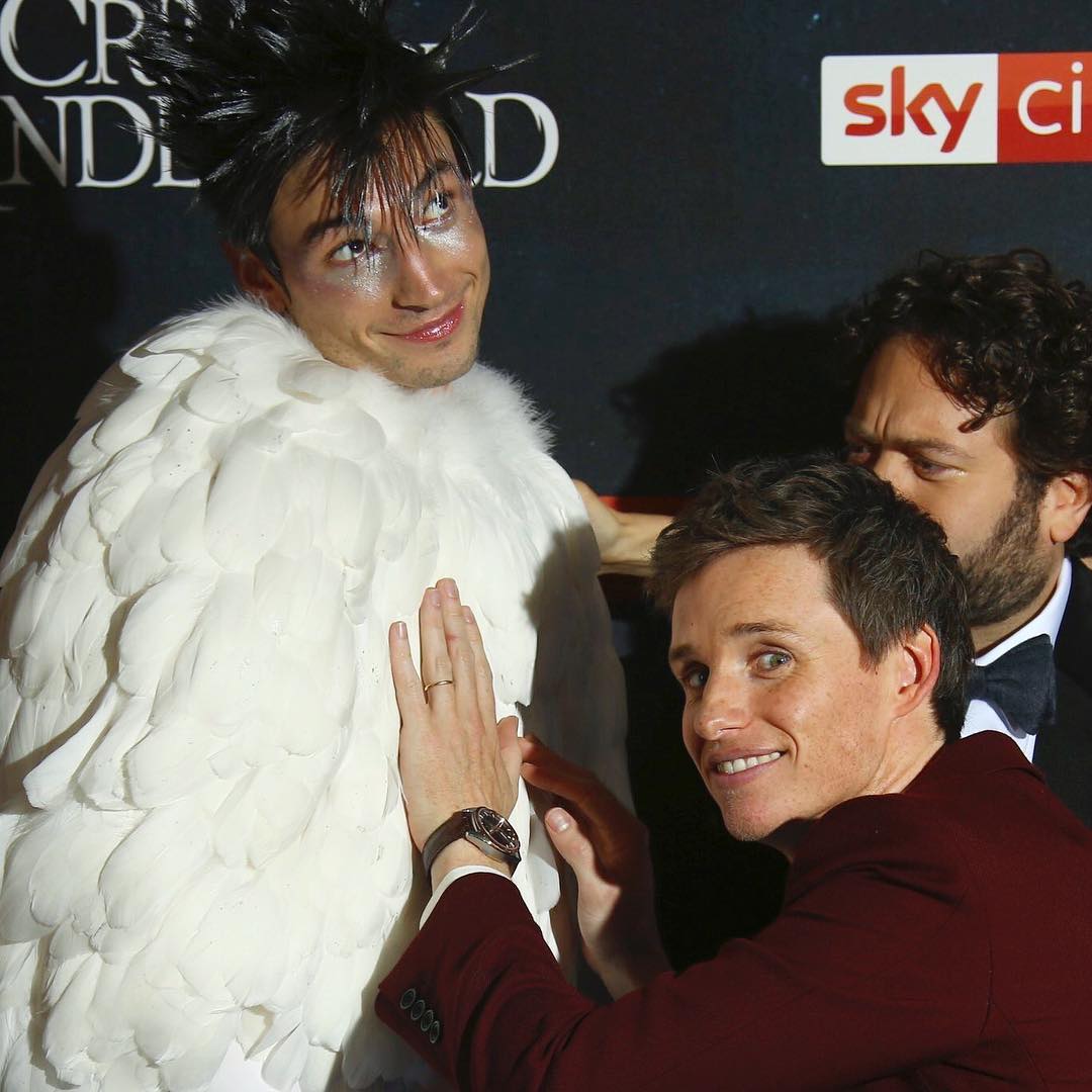 В костюмі сови: зірка "Фантастичних звірів" вразив нарядом на прем'єрі