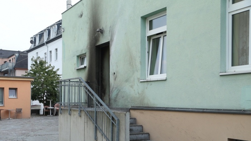 в Дрездене у мечети произошли взрывы 2