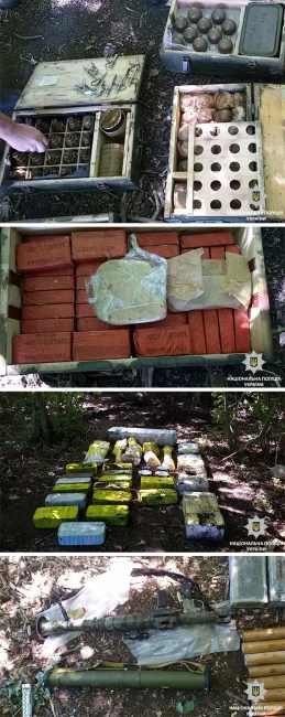 В Днепропетровской области правоохранители обнаружили тайник с боеприпасами