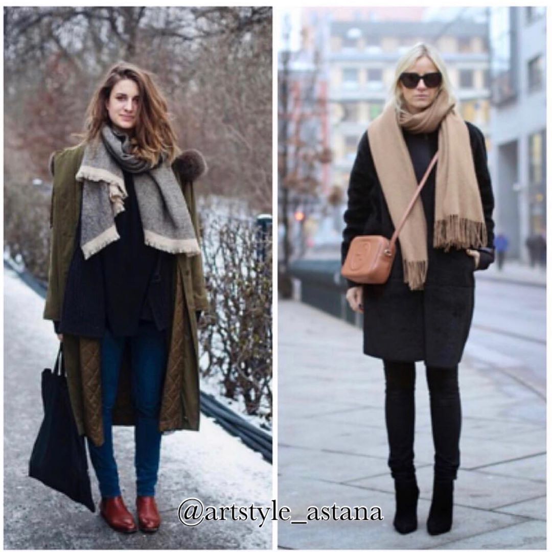 Как стильно носить шарф: модные советы от фэшн-эксперта