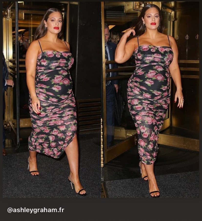 Супермама: вагітна Ешлі Грем влаштувала запальні танці в відвертій сукні