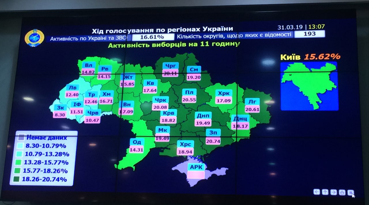 У ЦВК оновили дані щодо явки виборців