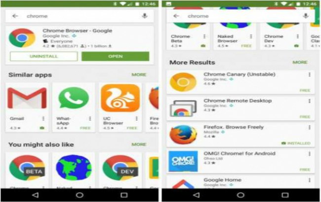 Google Play изменил интерфейс поиска
