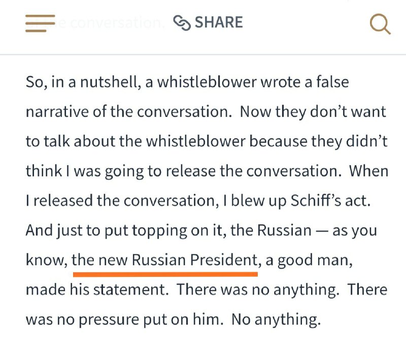Трамп назвав Зеленського новим президентом Росії