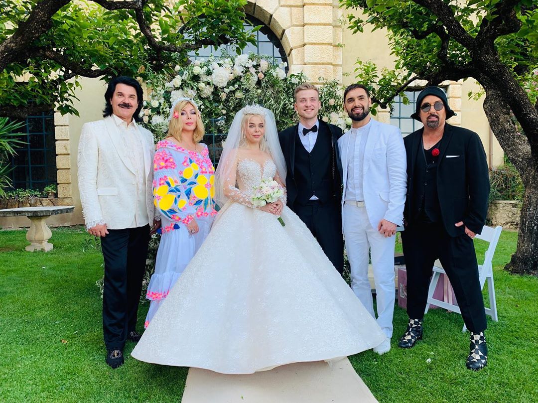 Білик, Осадча і Козловський повеселилися на пишному весіллі Гросу в Італії
