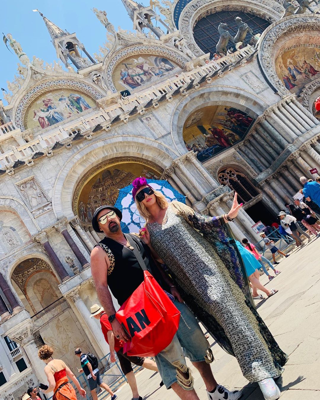 "А где Аслан?" Ирина Билык развлекается в Венеции с экс-супругом