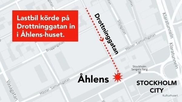 Кількість жертв від наїзду вантажівки в центрі Стокгольма зросла до 5