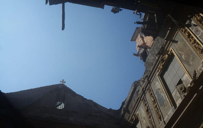 В центре Рима обрушилась крыша церкви