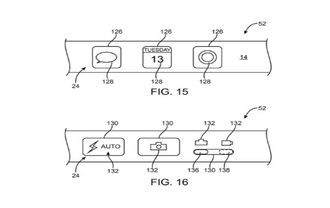 Apple запатентувала віртуальні кнопки для смартфонів