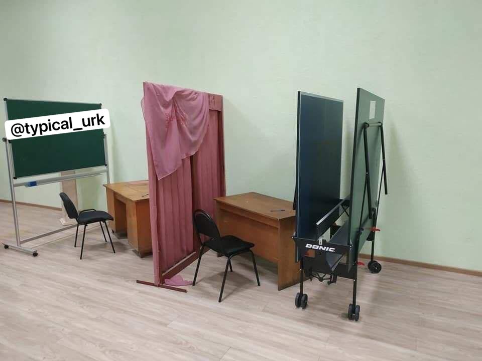 Антиковідна кабінка і голосування під драбинами: найкращі курйози на місцевих виборах