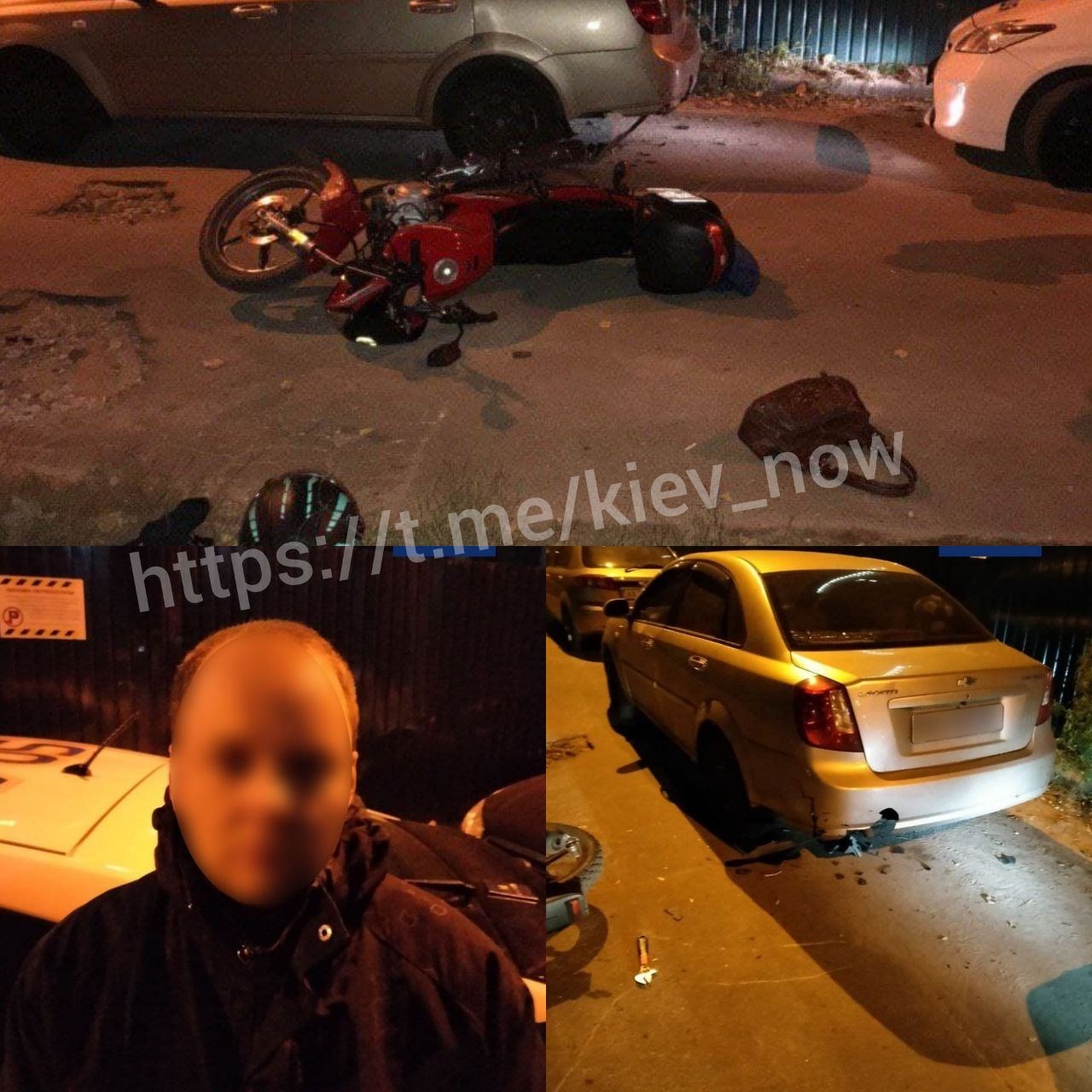 У Києві мотоцикліст вирвав у жінки сумку і отримав за це миттєву розплату