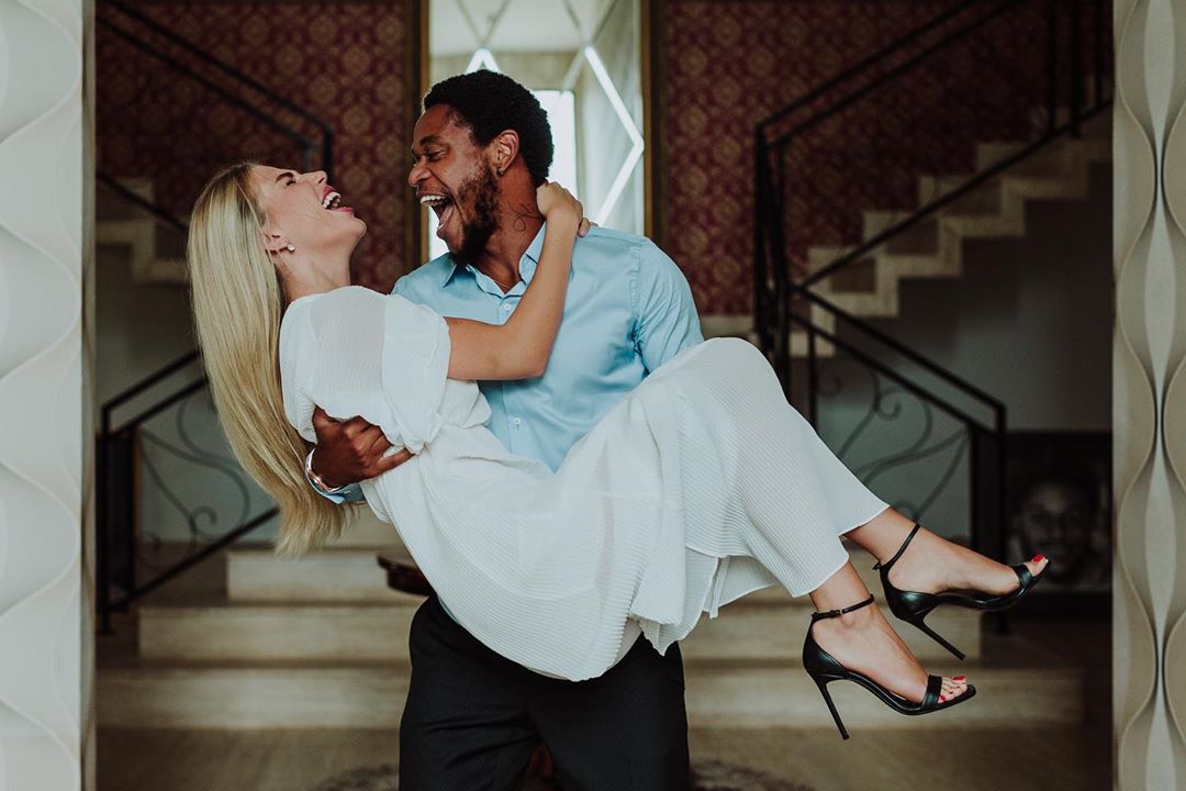 Лучший нападающий "Шахтера" женился на российской модели (фото)