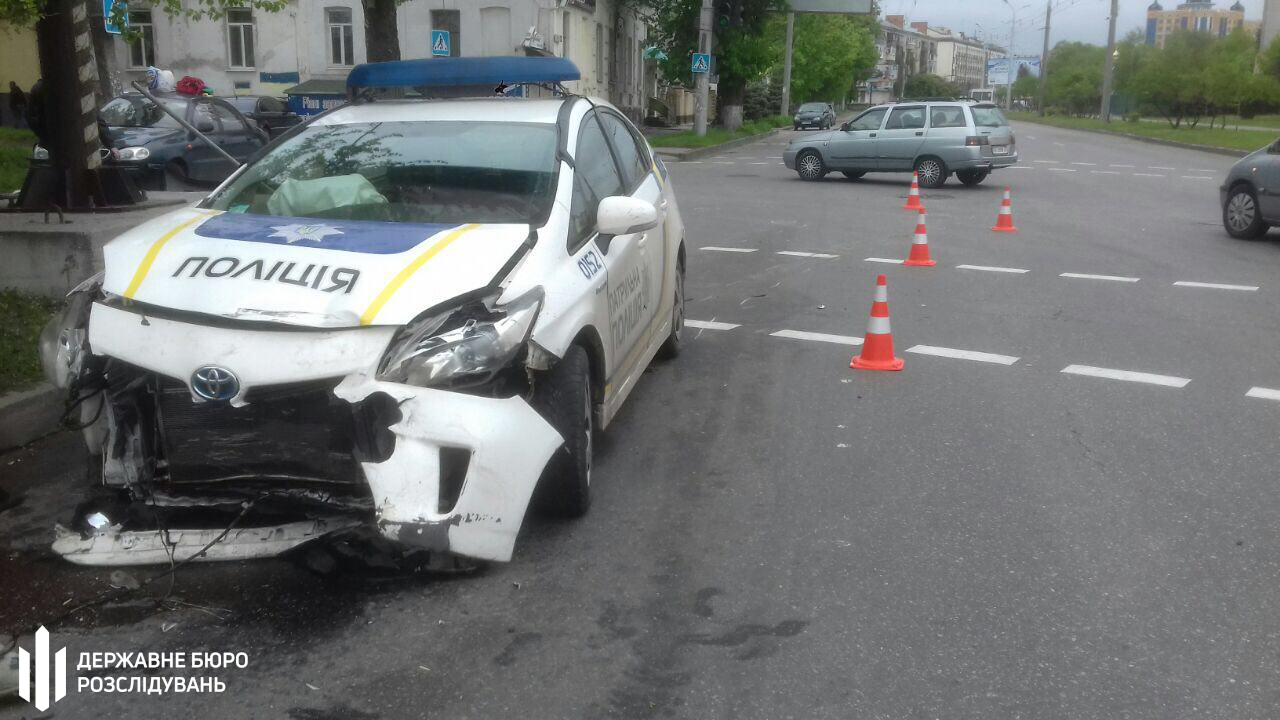 В Полтаве автомобиль патрульной полиции попал в аварию