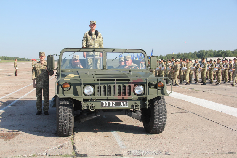 Украинские военные провели первую репетицию парада ко Дню Независимости