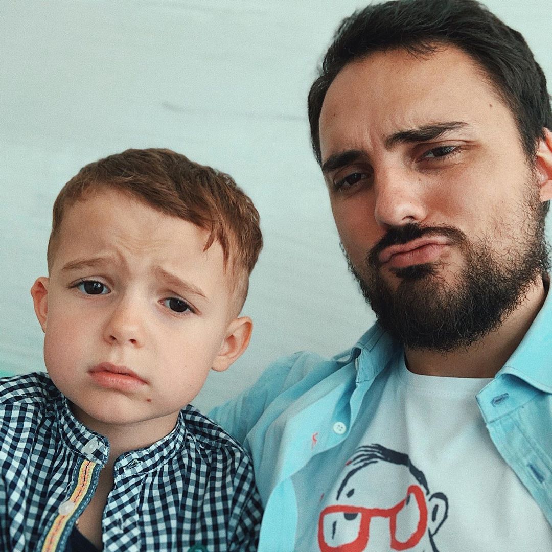 "Все на краще": Едгар Камінський показав, як проводить час з сином без дружини