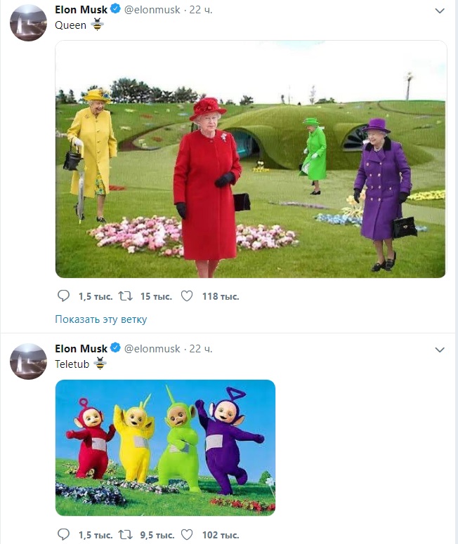 Забанять в Великобританії: Ілон Маск жорстко пожартував над королевою Єлизаветою II (фото)