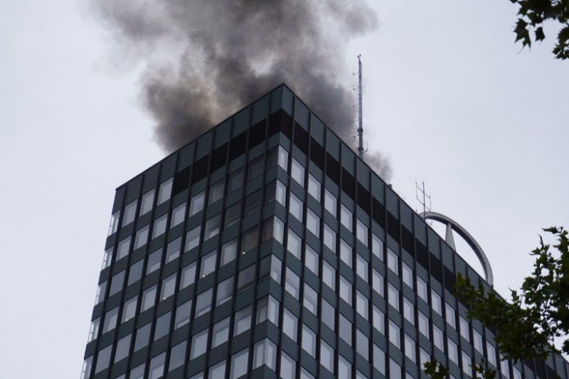В Берлине горел офис Mercedes Benz