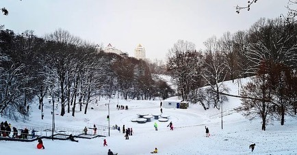 У Києві влаштували свій Буковель: як розважаються українці