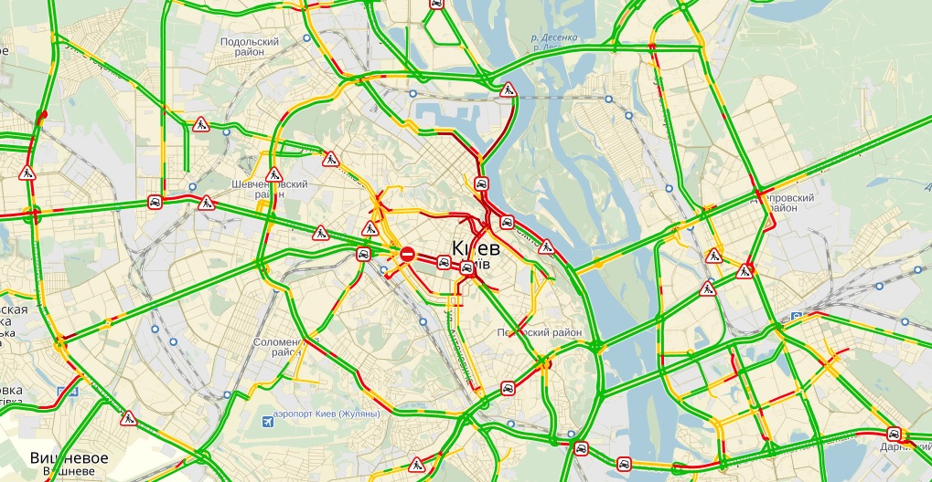 пробки, київ