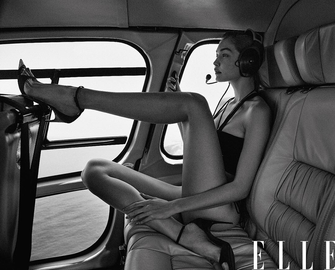 Страстный авиатор: Джиджи Хадид украсила мартовскую обложку ELLE