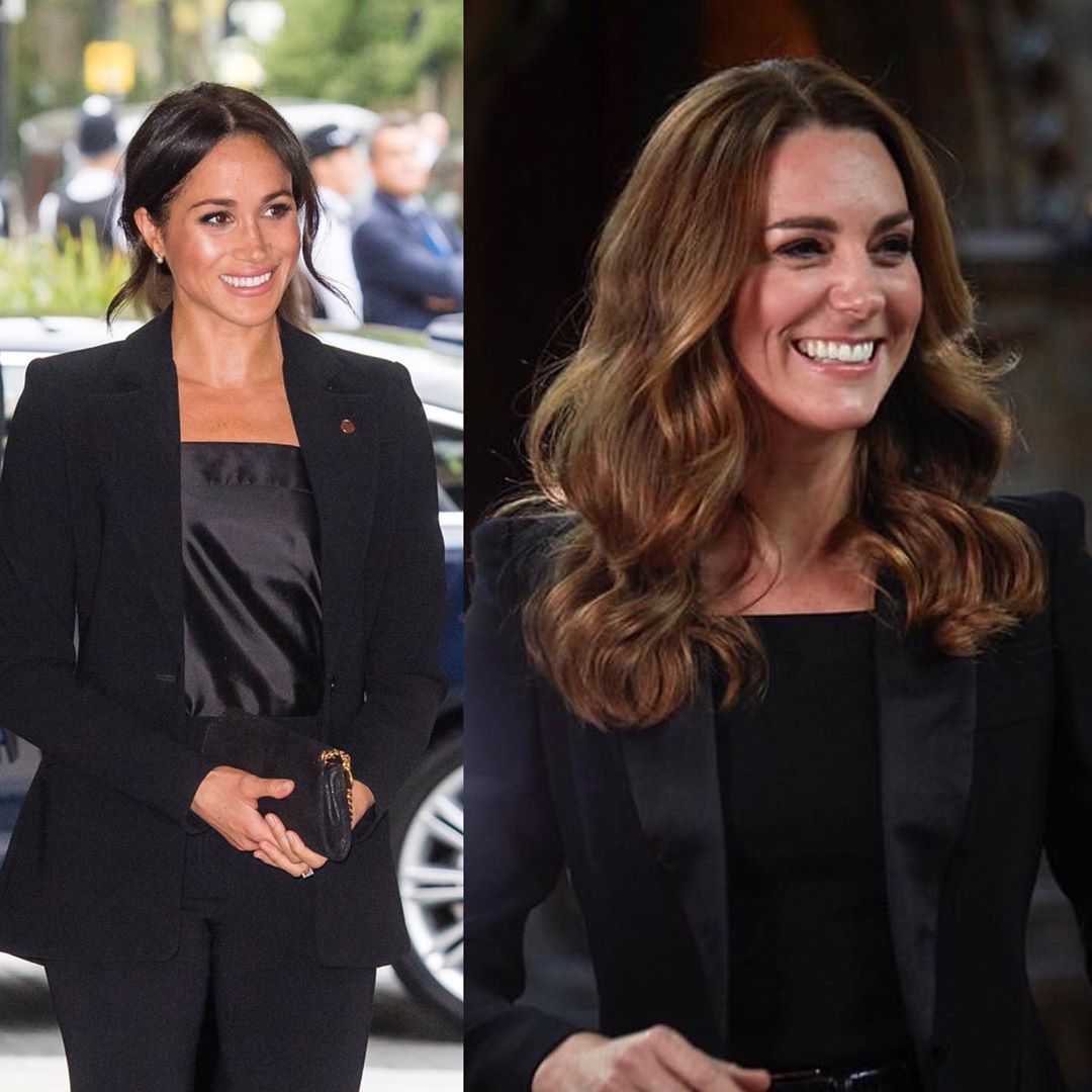 Меняются даже жесты: Кейт Миддлтон обвинили в подражании Меган Маркл