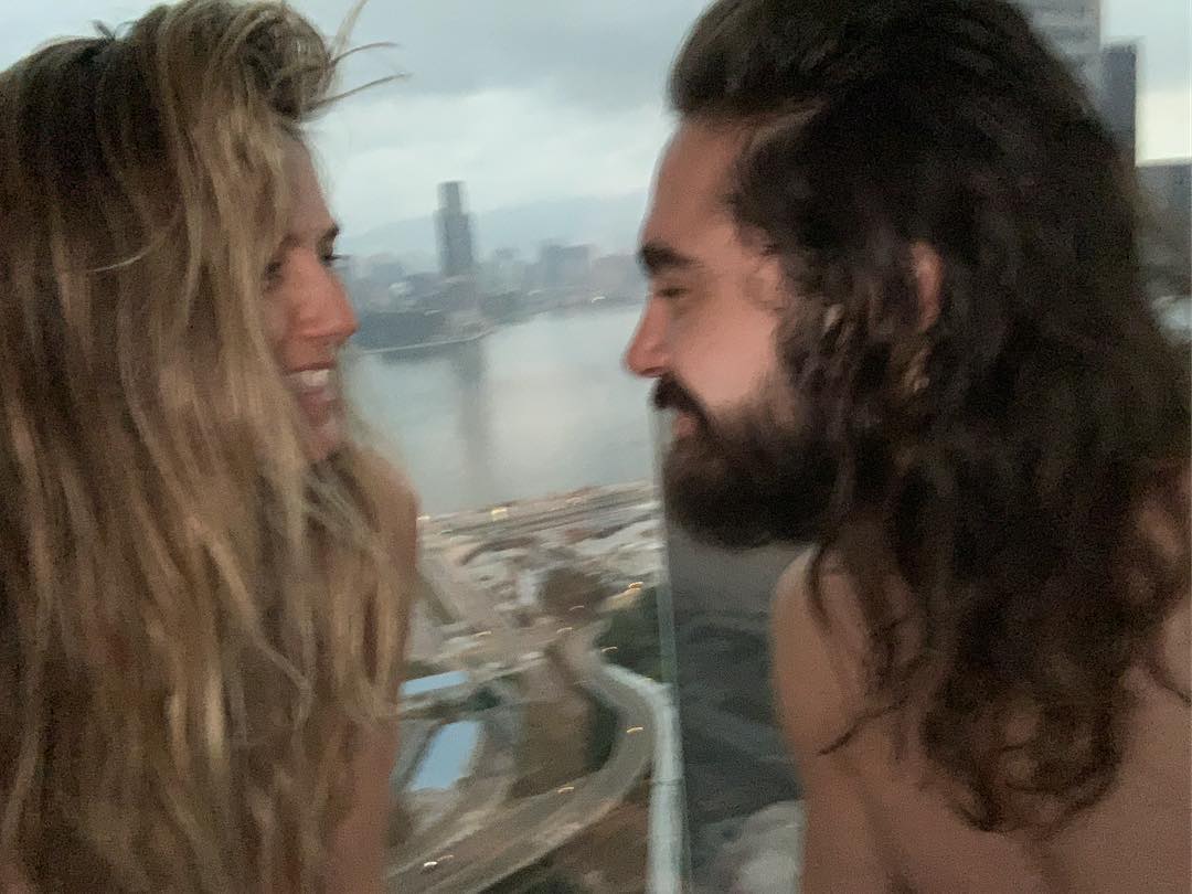 Это любовь: Хайди Клум засыпала сеть романтичными снимками с возлюбленным